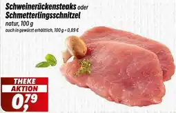 Simmel Schweinerückensteaks oder Schmetterlingsschnitzel Angebot