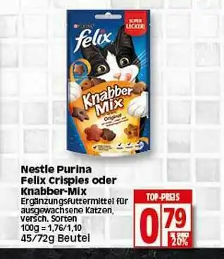 Elli Markt Nestle Purina Felix Crispies Oder Knabber-mix Angebot