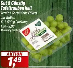 Simmel Gut&Günstig Tafeltrauben hell Angebot