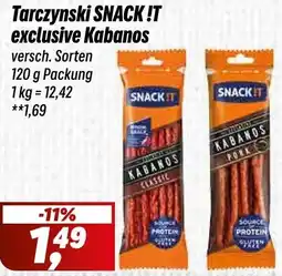 Simmel Tarczynski SNACK!T exclusive Kabanos Angebot