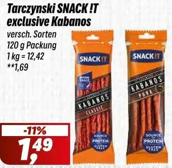 Simmel Tarczynski SNACK!T exclusive Kabanos Angebot