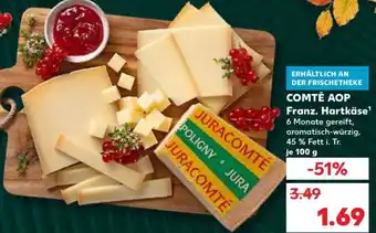 Kaufland COMTÉ AOP Franz. Hartkäse Angebot