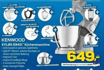 Euronics XXL Kenwood Kvl85.594si Küchenmaschine Angebot