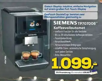 Euronics XXL Siemens Tp707do6 Kaffeevollautomat Angebot