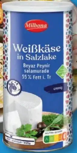 Lidl Milbona Weißkäse in Salzlake Angebot