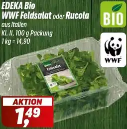 Simmel EDEKA Bio WWF Feldsalat oder Rucola Angebot