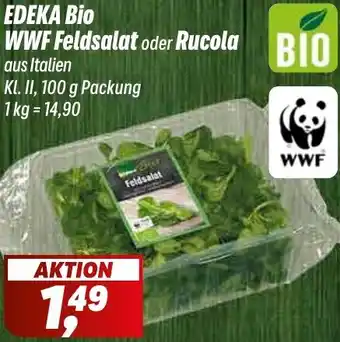 Simmel EDEKA Bio WWF Feldsalat oder Rucola Angebot