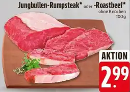E-Center Jungbullen-Rumpsteak oder Roastbeef Angebot