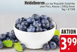 E-Center Heidelbeeren Angebot