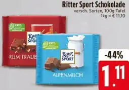 E-Center Ritter Sport Schokolade Angebot