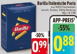 E-Center Barilla Italienische Pasta Angebot