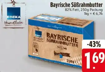 E-Center Edeka Heimatliebe Bayrische Süßrahmbutter Angebot