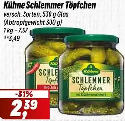 Simmel Kühne Schlemmer Töpfchen Angebot