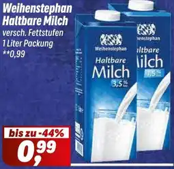 Simmel Weihenstephan Haltbare Milch Angebot