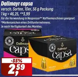 Simmel Dallmayr capsa Angebot