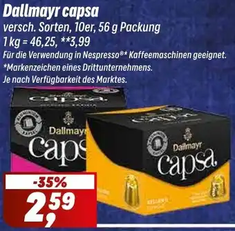 Simmel Dallmayr capsa Angebot