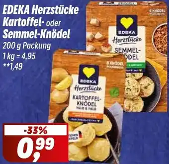 Simmel EDEKA Herzstücke Kartoffel- oder Semmel-Knödel Angebot