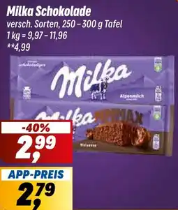 Simmel Milka Schokolade Angebot