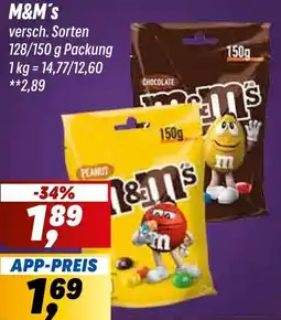 Simmel M&M's Angebot