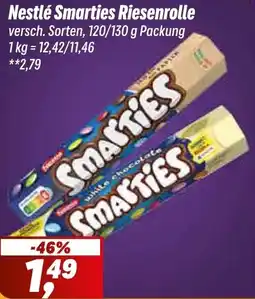 Simmel Nestlé Smarties Riesenrolle Angebot