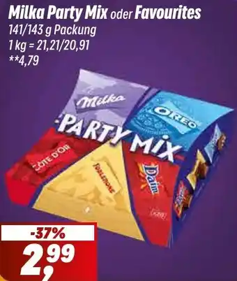 Simmel Milka Party Mix oder Favourites Angebot