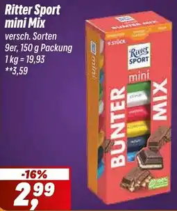 Simmel Ritter Sport mini Mix Angebot