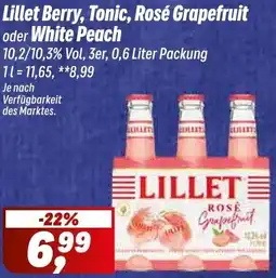 Simmel Lillet Berry, Tonic, Rosé Grapefruit oder White Peach Angebot