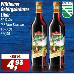 Simmel Wilthener Gebirgskräuter Likör Angebot