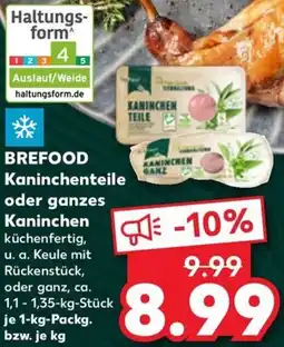 Kaufland BREFOOD Kaninchenteile oder ganzes Kaninchen Angebot