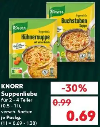 Kaufland KNORR Suppenliebe Angebot