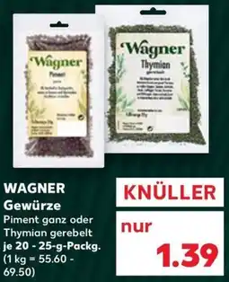 Kaufland WAGNER Gewürze Angebot