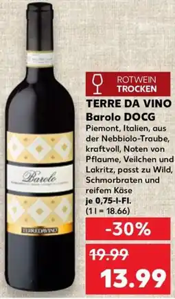 Kaufland TERRE DA VINO Barolo DOCG Angebot