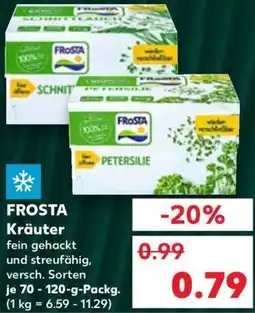 Kaufland FROSTA Kräuter Angebot