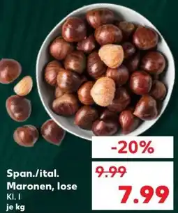 Kaufland Span./ital. Maronen, lose Angebot