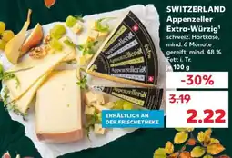 Kaufland SWITZERLAND Appenzeller Extra-Würzig Angebot