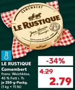 Kaufland LE RUSTIQUE Camembert Angebot
