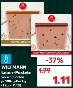 Kaufland WILTMANN Leber-Pastete Angebot