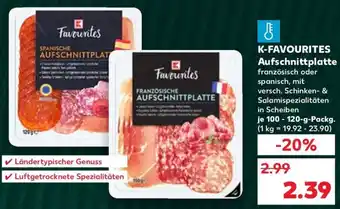 Kaufland K-FAVOURITES Aufschnittplatte Angebot