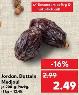 Kaufland Jordan. Datteln Medjoul Angebot