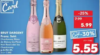 Kaufland BRUT DARGENT Franz. Sekt Angebot