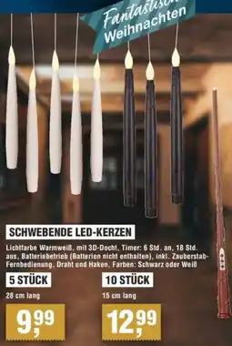 Handelshof Schwebende led-kerzen Angebot