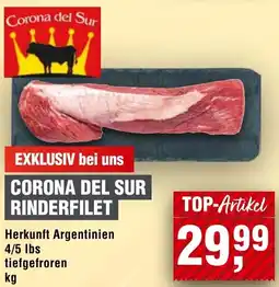Handelshof Corona del sur rinderfilet Angebot