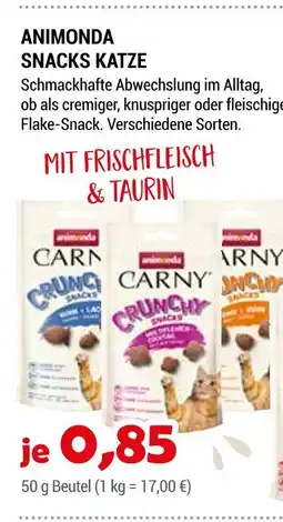 Zookauf Animonda snacks katze Angebot