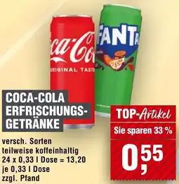 Handelshof Coca-cola erfrischungsgetranke Angebot