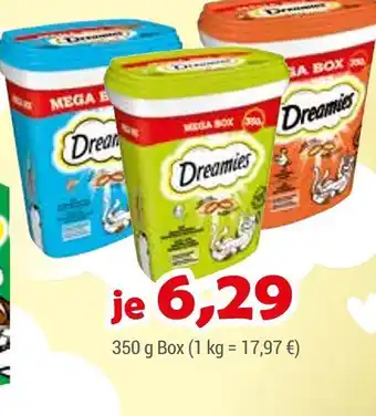 Zookauf Dreamies creamy multipack Angebot