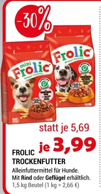 Zookauf Frolic trockenfutter Angebot