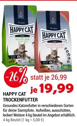 Zookauf Happy cat trockenfutter Angebot