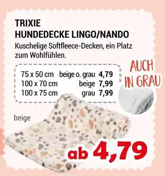 Zookauf Trixie hundedecke lingo/nando 75 x 50 cm Angebot