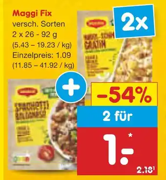 Netto Marken-Discount Maggi fix Angebot