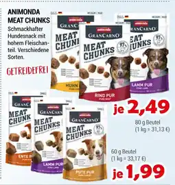 Zookauf Animonda meat chunks 80 g beutel Angebot